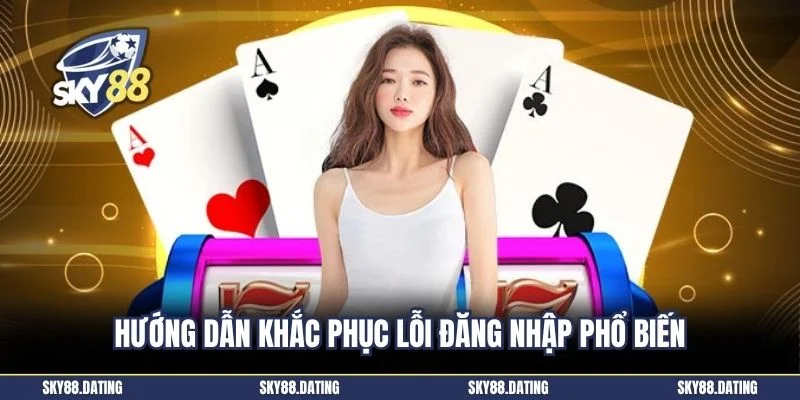 Hướng dẫn khắc phục lỗi đăng nhập phổ biến